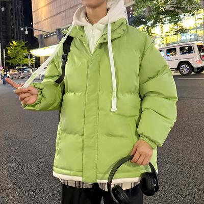New Fake Two-piece Cotton-padded Clothes Men's Thickened Cotton-padded Clothes Men's Cotton-padded Jackets Men's Jackets Hooded Bread Clothes