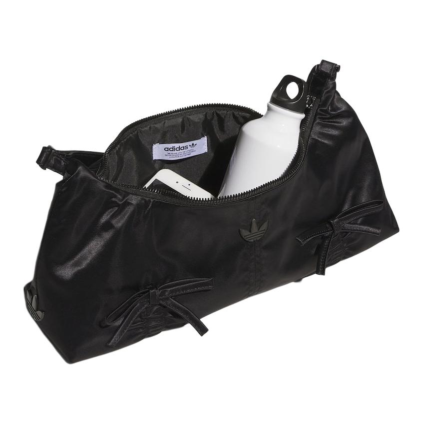 New Adidas Originals Polyamide Shoulder Bag, Baguette Bag, Handbag, Shoulder Bag Trumpets Women's Black KC2770