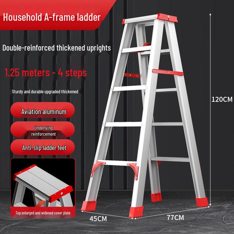 Ruiyang Aluminum Alloy Portable 2m A-frame Folding Ladder