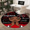 Delta Sigma Theta Round Rug for Livingroom,Bedroom, Palyroom, Chair Rug, Area rug, Circle Carpet, Fan Christmas gift