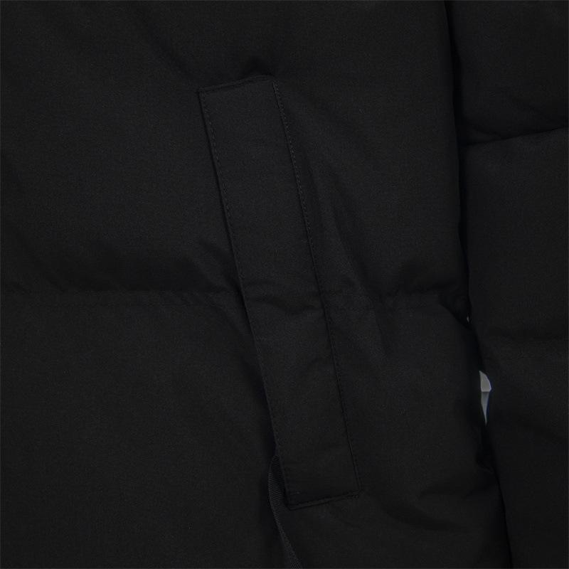 Bei Jia Unisex Winter Hooded Embroidered Padded Jacket - Youth & Adult Thick Cotton Coat Trendy Outerwear