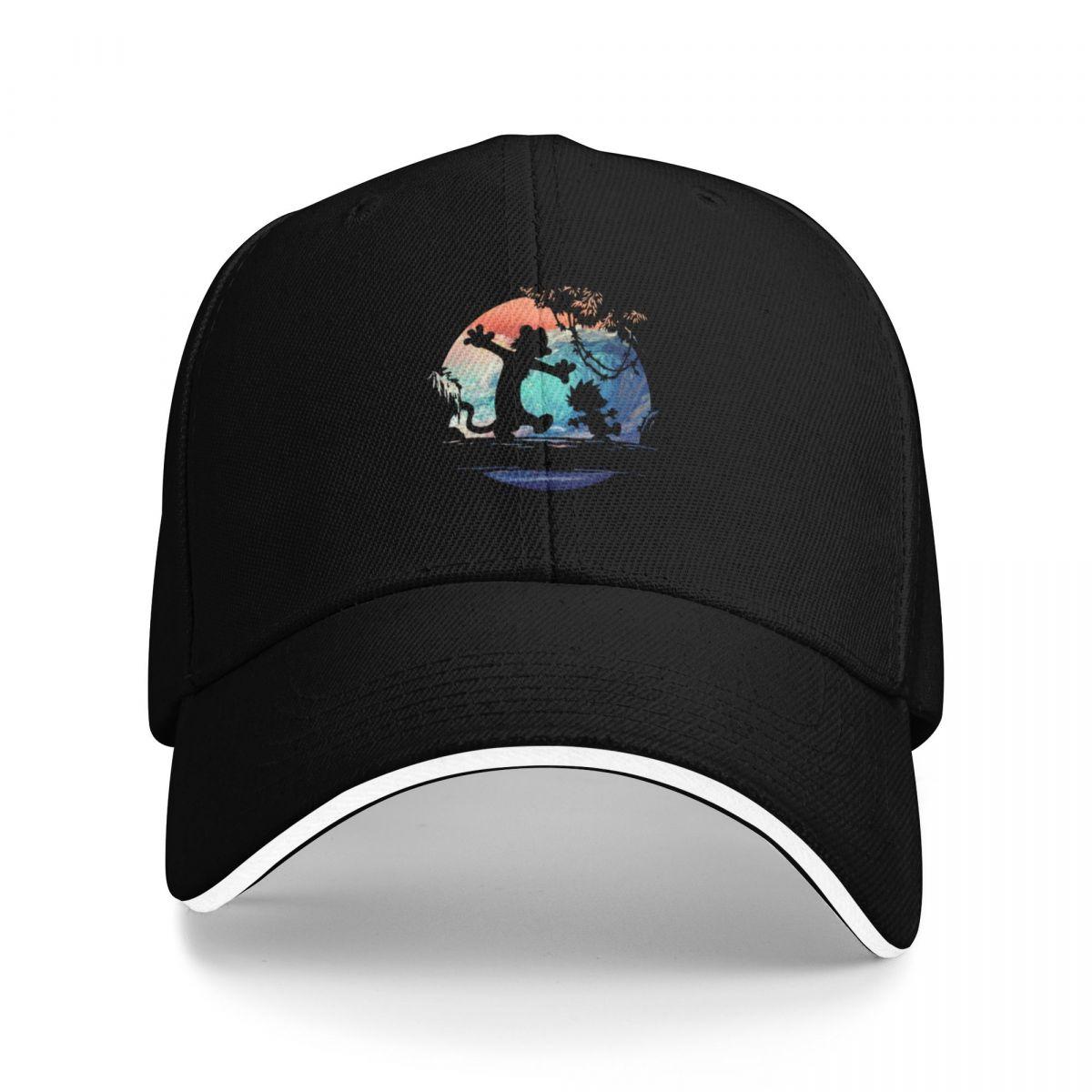 Calvin And Hobbes Galaxy Baseball Cap Luxury Hat F Elegant Womens Hats Unisexs