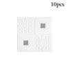 10PCS 3D Tile Brick Wall Sticker Wallpaper Self-adhesive Waterproof Foam Panel