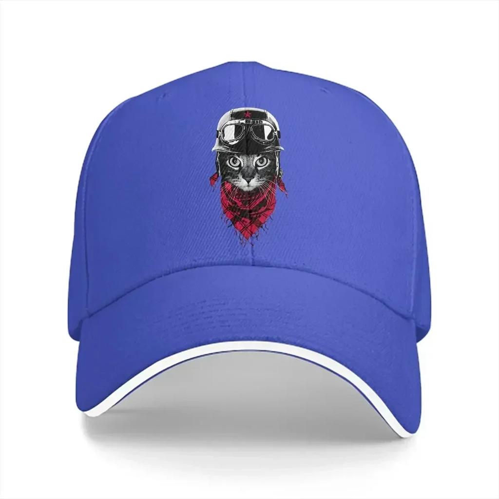 Pure Color Dad Hats Adventurer Cat Hat Sun Visor All Seasons Travel Adjustable Baseball Caps Cats Peaked Cap