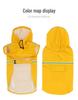 Large Dog Hooded Raincoat with Reflective Strips - Windproof & Waterproof