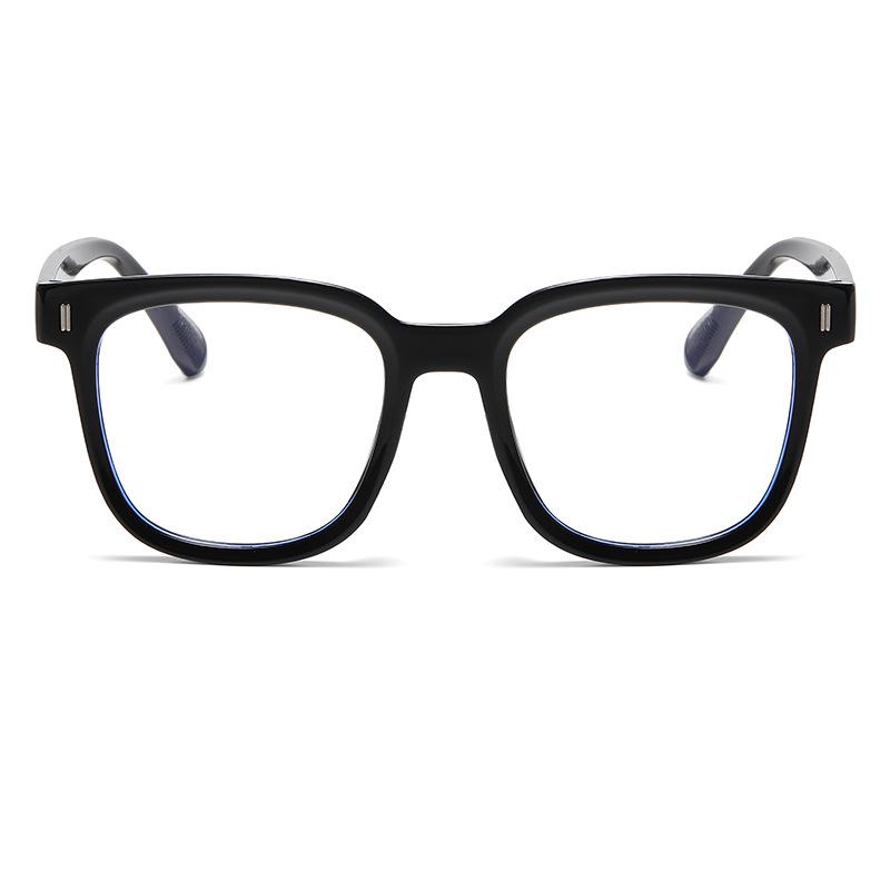541 Large Frame Square Anti-Blue Light 2024 New Rice Nail Plain And Thin Glasses Frame Retro Flat Mirror