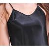 Satin Nightgown Sexy Woman Nightie Spaghetti Strap Nightdress Short Sleeveless Sleepwear Nightwear