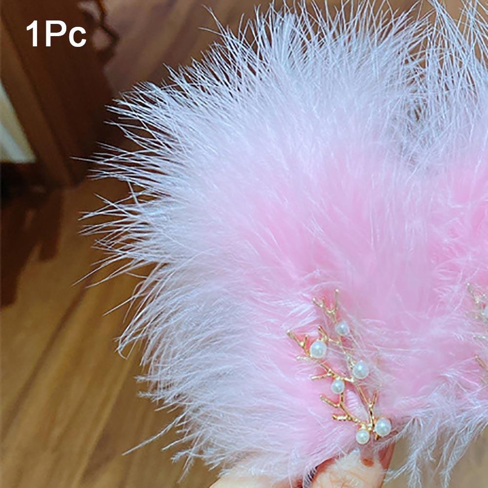 

High Quality 12cm Fairy Feather Hairpins Sweet Style Side Clip Feather Hair Clip Feather Hair Accessories Party Hair