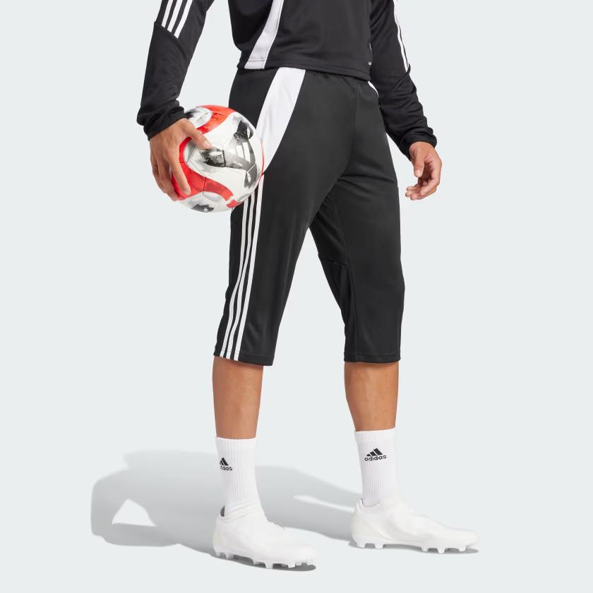 Adidas Tiro 24 3/4 Pants Black/White Men Streetwear IJ7671