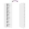 Highboard White 30 x 42.5 x 185 cm Particleboard