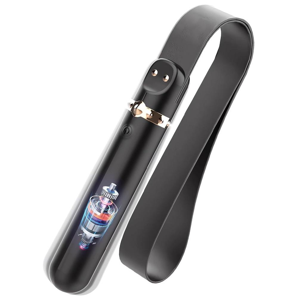 Multi-Frequency Leather Whip Vibrator for Master-Servant SM Roleplay and Foreplay