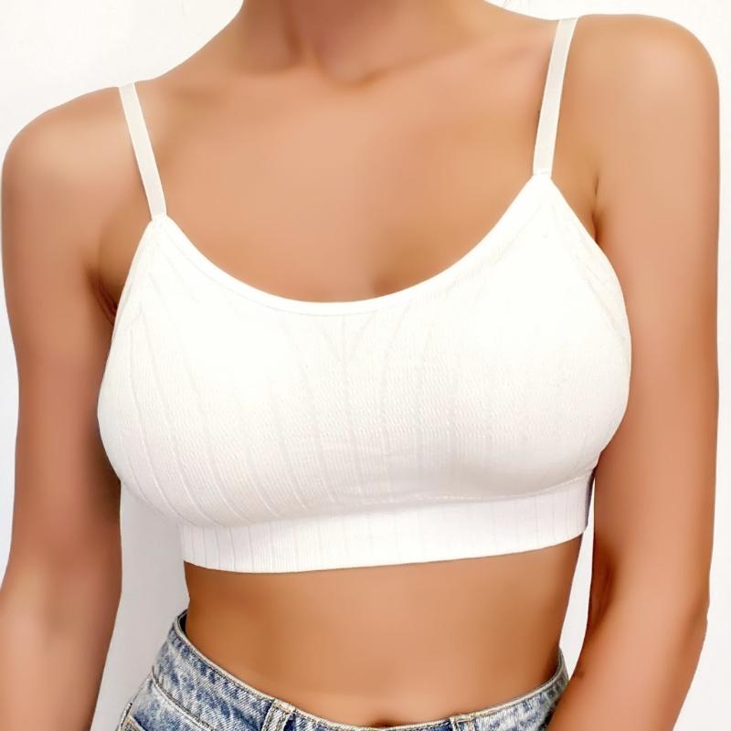 Wireless Solid Color Thickening Underwear Bra Women's Push-up Bra Elastic Gather Bra Brassiere All-match Seamless Top Bras