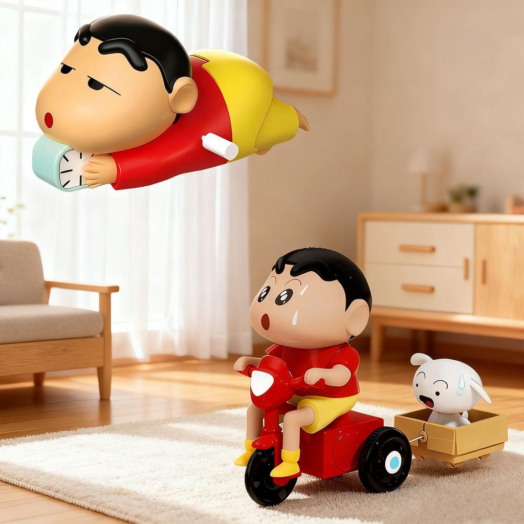 Crayon Shin-Chan Dynamic Shin Life Mystery Collectible Wind-Up Toy Desktop Decoration Toy Festival Gifts Fun Children'S Toy