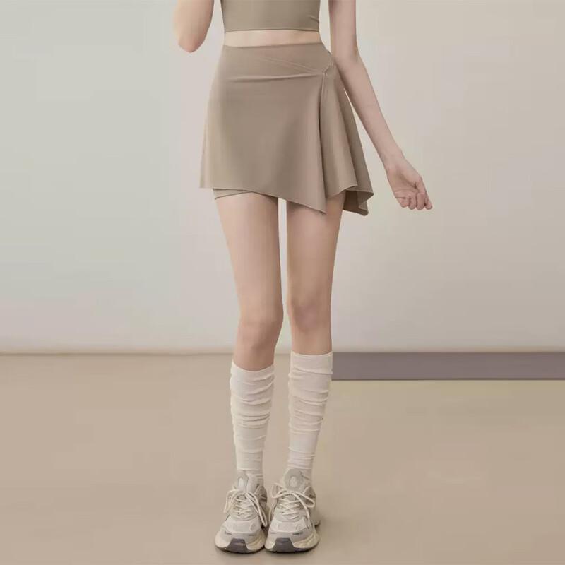 YouYou Women s High-Waist Yoga Skirt Shorts 2-Piece Set J24310TP M