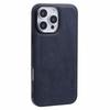 Bojue-3 Series For iPhone 16 Pro Case Leather Coated PC+TPU Anti-Scratch Protective Cover