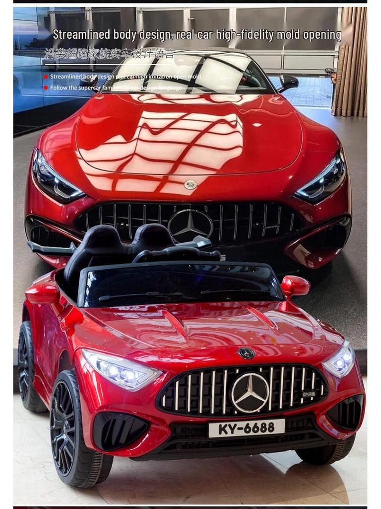 Carro Elétrico de 4 Rodas com Controle Remoto para Meninos e Meninas