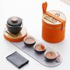 Baizien Portable One-Pot-Three-Cup Travel Tea Set