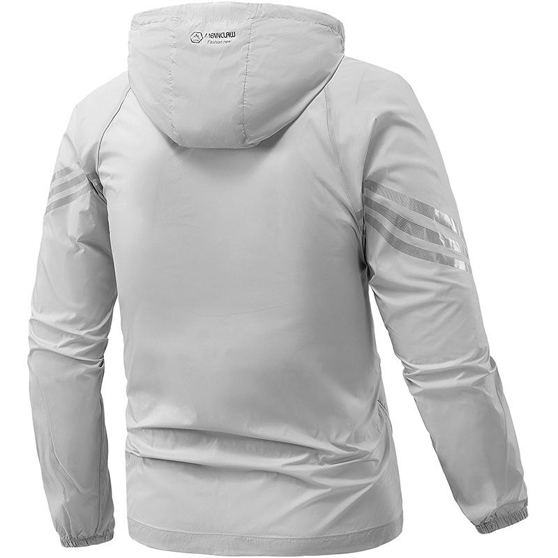 New Summer Sun Protection Clothes Men's Skin Clothes Hooded Jacket Men's Outdoor Sports Fishing Suit