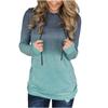 Women Pocket Long Sleeve Hoodies Sweatshirt Pullover Shirt Tops Blouse