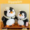 Adorable Eight-inch Penguin Plush Toy Soft Stuffed Animal For Carnival Machine Game