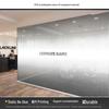 Frosted Glass Lattice Window & Door Privacy Sticker for Office and Café Decor