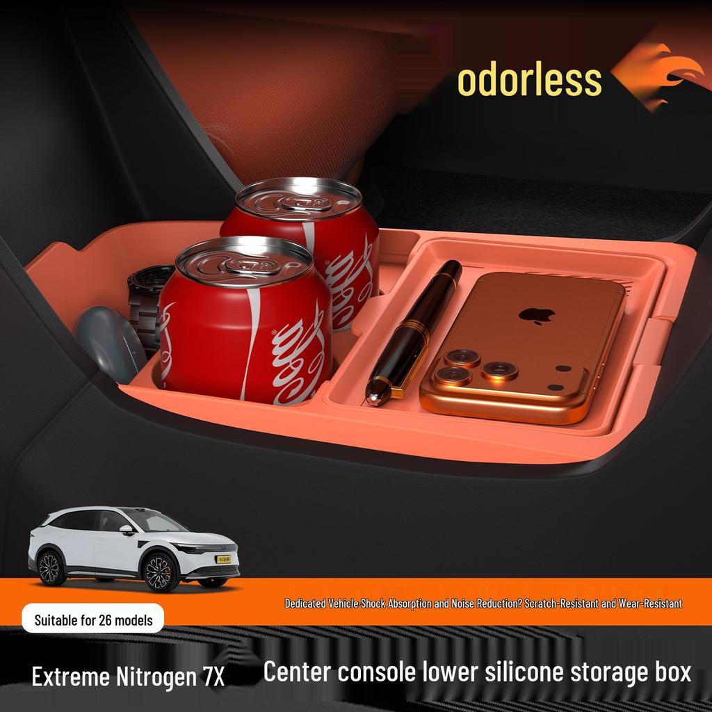 2025 Zeekr 7X Armrest Box Storage: Enhanced Interior Accessory for Lower Layer Center Console