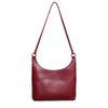 New Lychee Patterned Single Shoulder Crossbody Bag Women's Underarm Bag Luxury Designer Red Small Handbags Simple Daily Pouch