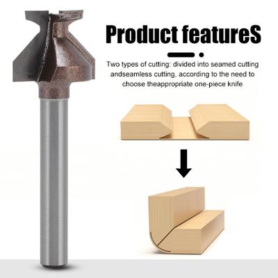 Fräser Bit Abriebfest Präzise Robust Hohe Effizienz Nut und Fräser Bit für Trimmmaschine