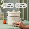 1.8L Dormitory Noodle Cooker Portable Mini Electric Hot Pot 2 Gear Non-stick Rice Cooker Multi-functional Electric Cooking Pot