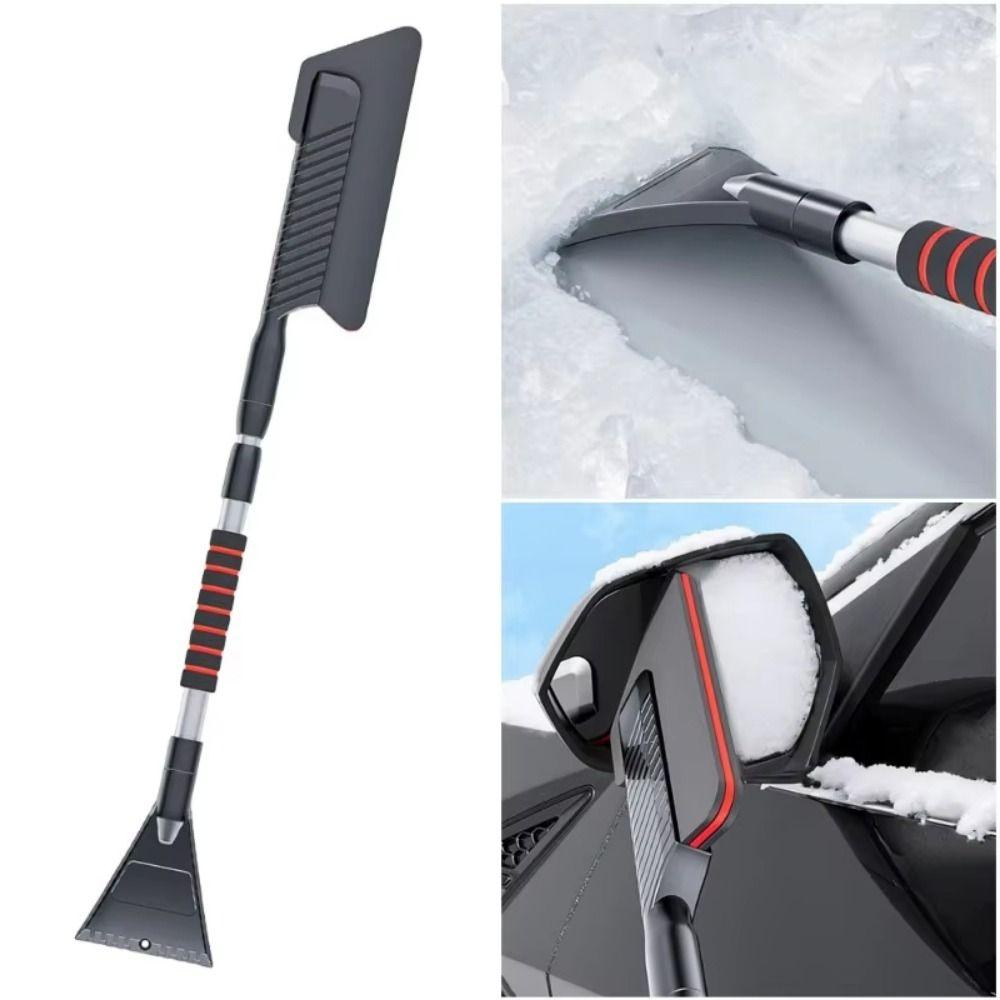 

3 in 1 Extendable Ice Scraper Portable Snow Removal Brush Auto Cleaning Tool
