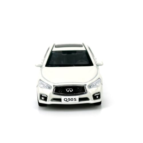 Paudi Model 1/64 Infiniti Q50S Miniature Car Collection, White, Finished Product