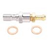 M10 X 1.00 Bolt Bleed Screw Motorcycle Brake Master Caliper Bleed Screw with Dust Cap