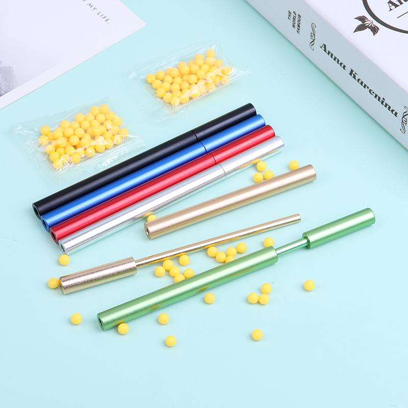 Soft Pinball Launcher Alloy Crackling Tube Safe And Soft Pinball Shoot Game Toy