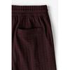 H M Regular Fit Textured Sweat sHorts pluM Purple