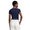 Tee Shirt Femme Ralph Lauren Bleu Marine - Col rond &amp; manches courtes - 100% coton
