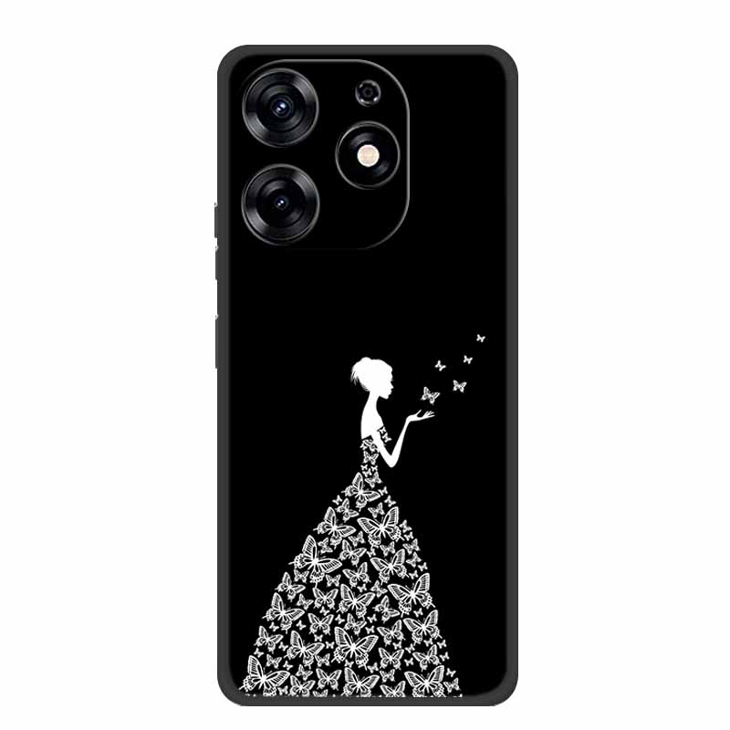For Tecno Spark 20 Pro Case Spark20 Pro Coque Black Silicone Soft Back Cover For Tecno Spark 10 Pro Ki7 Phone Case Spark10 Pro