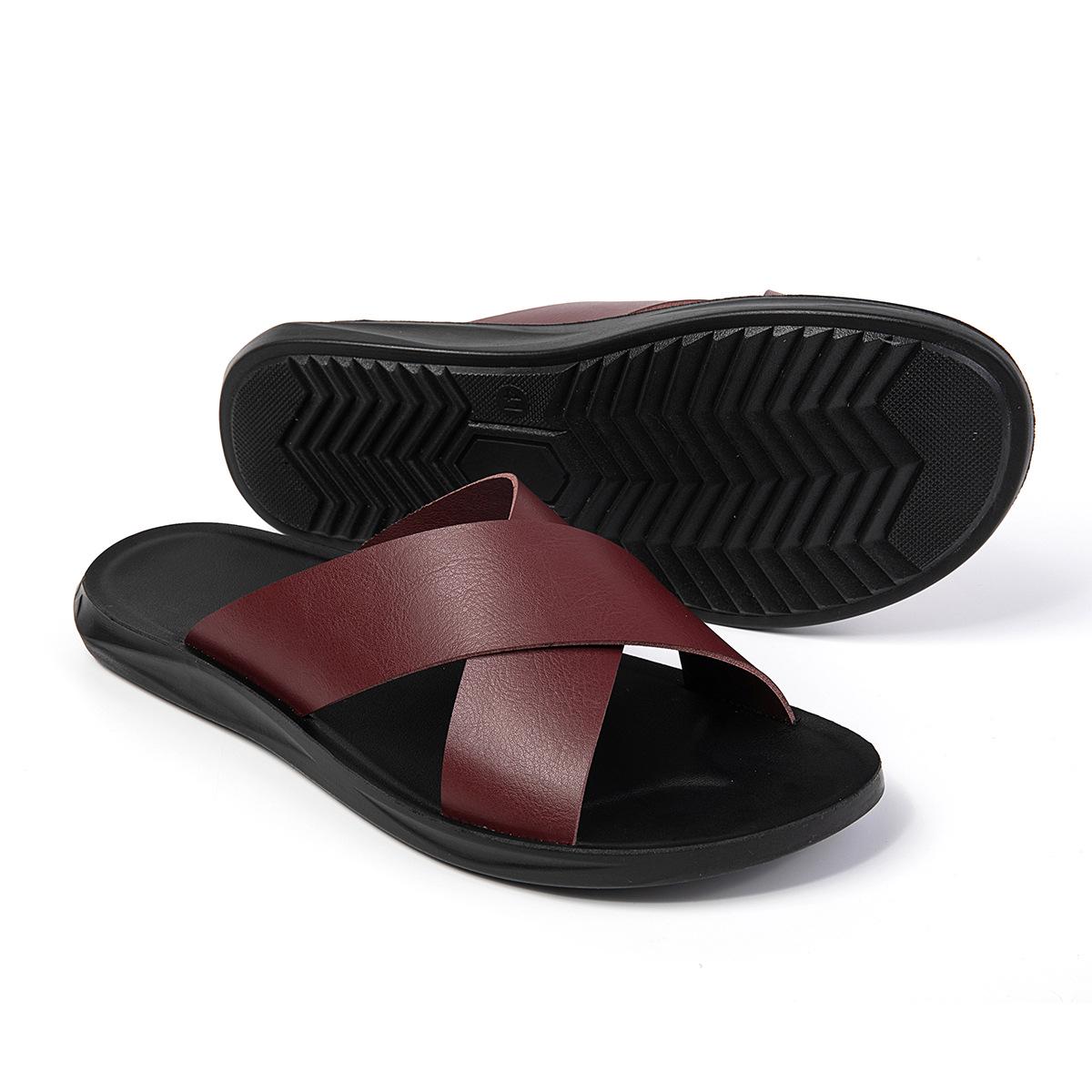 Men s Non-Slip Soft Sole Sandals - Trendy Summer Outdoor European Sizes 39-47 42