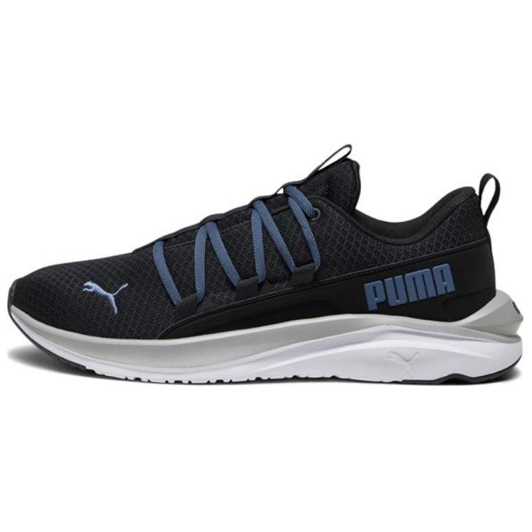 Puma Softride One4All Comfortable Lightweight Shock Absorbing Slip Resistant Durable Low Top Casual Running Shoes Men Sneaker Black Blue 377671-09