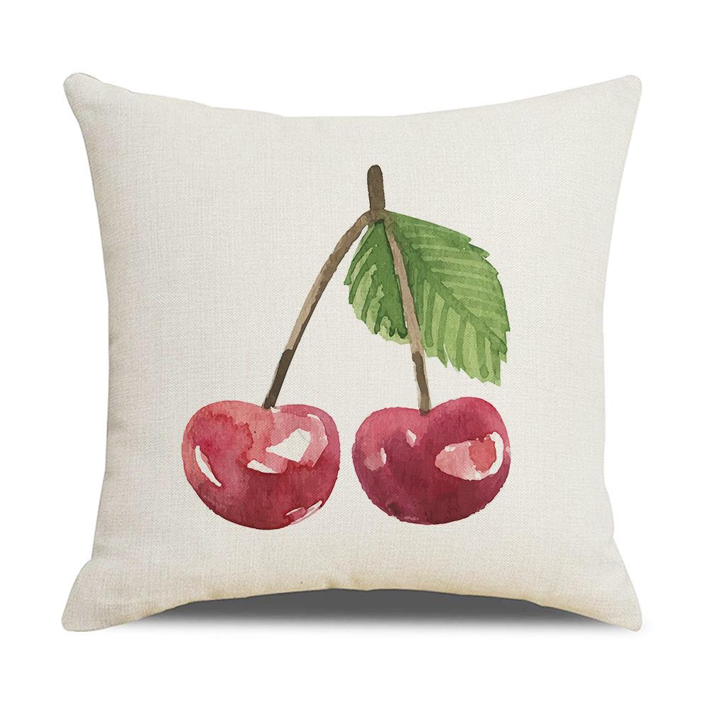 

Nordic New Home Simple Plant Flower Series Linen Pillow Cover Square Sofa Cushion Cover 45 * 45Cm (excluding pillow core)