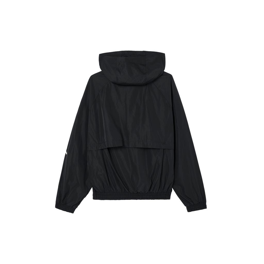 Nike Logo Print Woven Long Sleeve Jacket Men Jacket Black FB7878-010