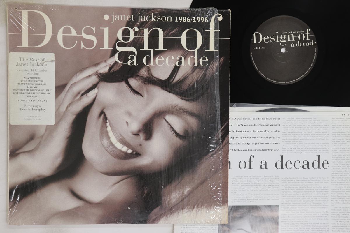 

LP Record JANET JACKSON - Design Of A Decade 1986 / 1996 3145403991 A&M 1996 US Rap & Hip-Hop/R&B Used