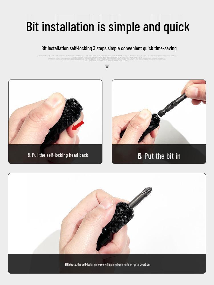 Telescopic Spring Sleeve Multi-function Electric Drill Adapter & Socket Converter