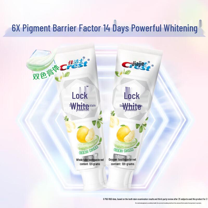 Crest Dual-Color Whitening Toothpaste Multi-Flavor Pack