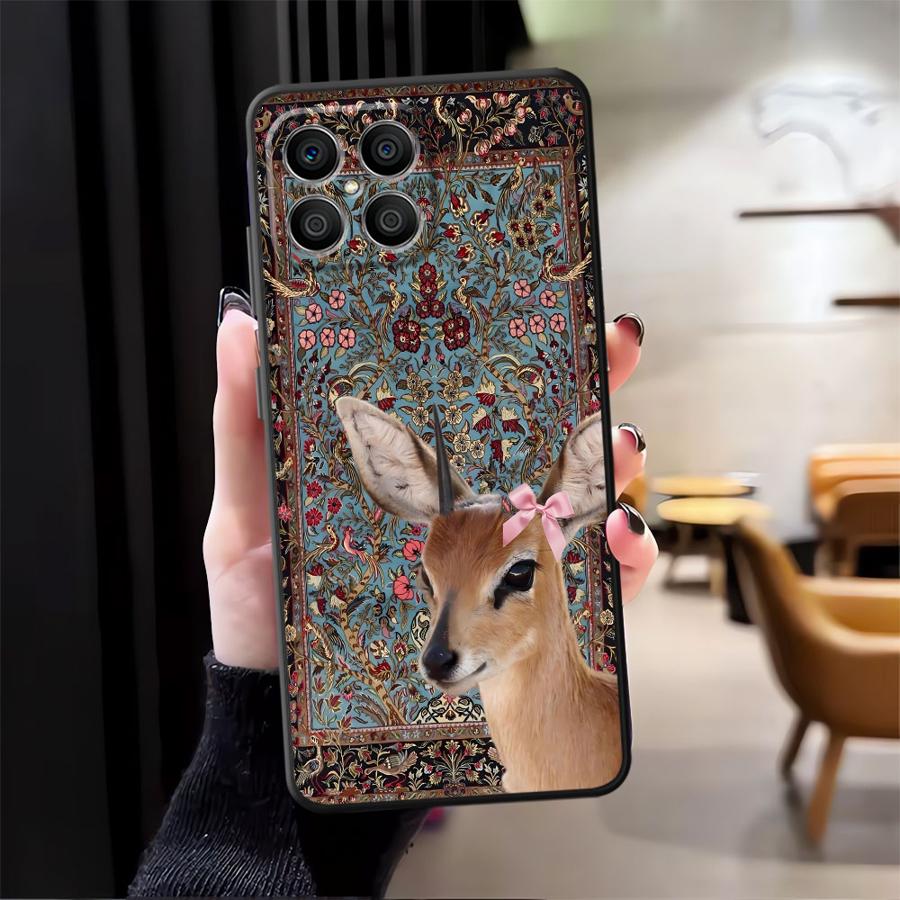 Persian Carpet Floral Pattern Funda Phone Cover Case for Honor Magic5Lite 200 400 Lite 8X X6 X7 70 X8 X5b 90 X9a