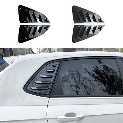 Car Rear Side Window Louver Air Vents Windshield Decoration Cover For Volkswagen Polo MK6 2018 2019 2020 2021 2022 2023