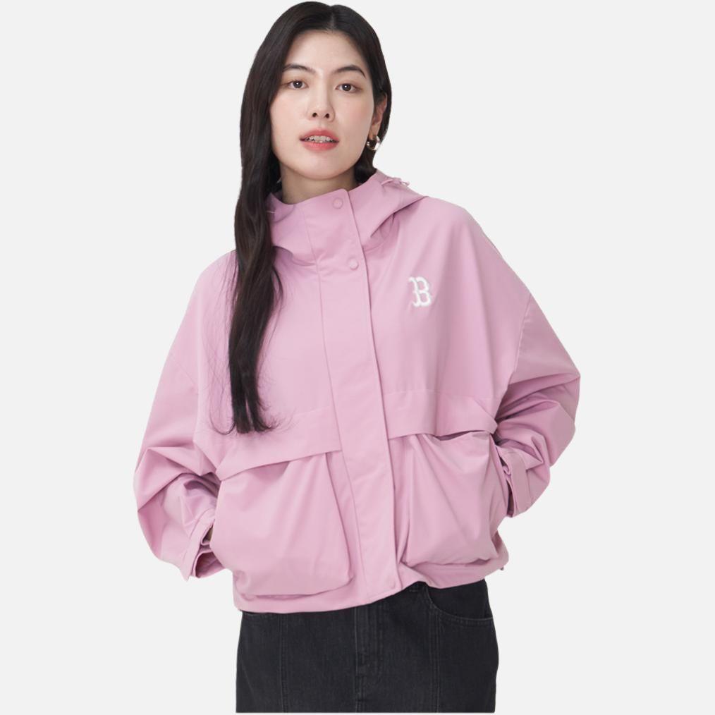 New MLB Boston Red Sox Jacket Women's Pink 3FWJB0151-43PPM