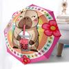 Capybara Themed Travel Umbrella-8 Ribs Automatic Opening and Closing, Portable Folding Design, Compact and Stylish Umbrella Suitable for Out
