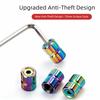 4PCS Anti-theft Tire Valve Plugs Multicolor Air Valve Caps High Quality Valve Core Cap  Universal