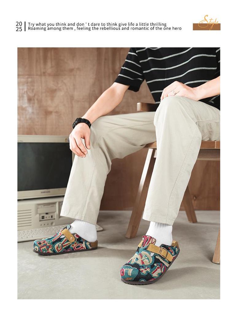 Jesień 2025 Klasyczne korkowe sandały Birkenstock Klapki dla mężczyzn i kobiet