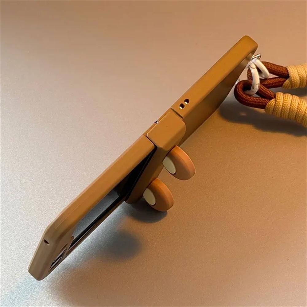 Ins Korea Süßer Cartoon Bärenohren Hülle Für Samsung Galaxy Z Flip7 Flip 6/5/4/3 Für Motorola Razr 60 40 50 Ultra Japan Anime Cover